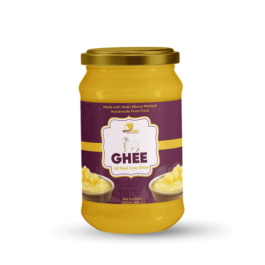 Premium Gir Cow Ghee – Made with Traditional Bilona Method | 1000ML